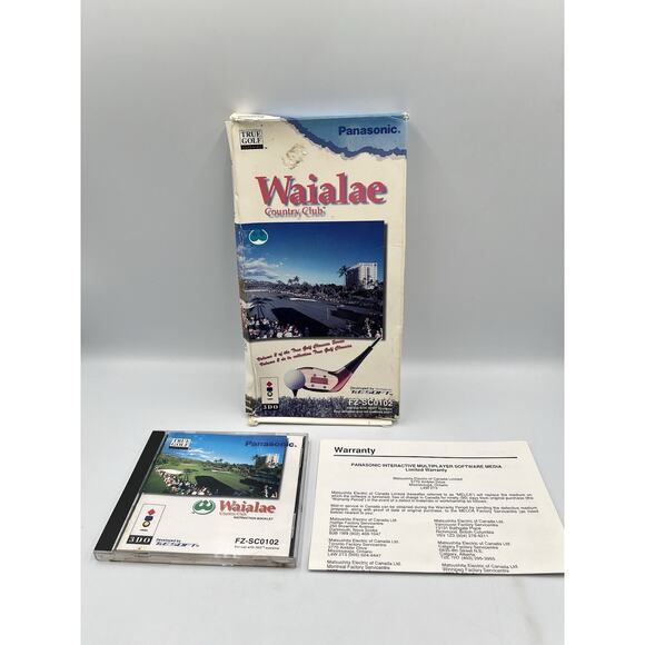 Waialae Country Club (3DO, 1994) Complete Long Box - Picture 1 of 16